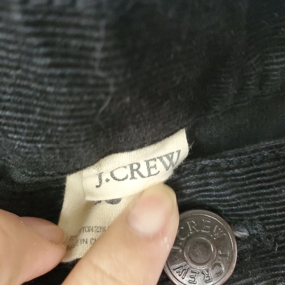 J.Crew Y2K Black Low Rise Toothpick Skinny Corduroy Ankle Womens 25 Style 18266 - Picture 6 of 8
